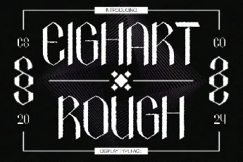 Eighart Rough Display font