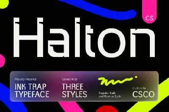 CS Halton font