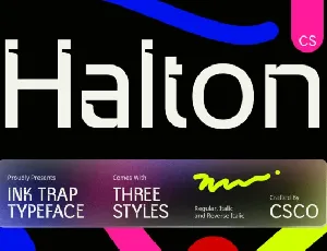 CS Halton font