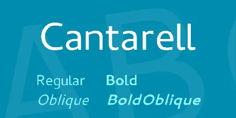 Cantarell font