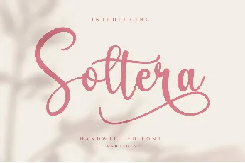 Soltera font