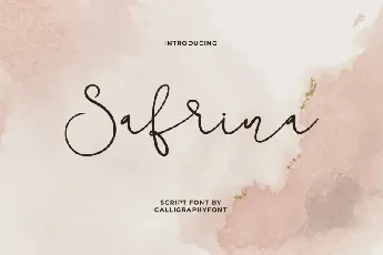 Safrina font