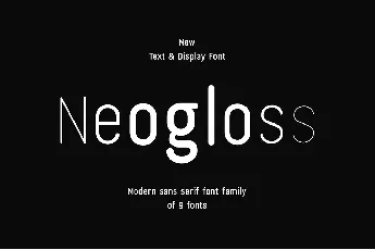 Neogloss font