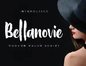 Bellanovie Brush font