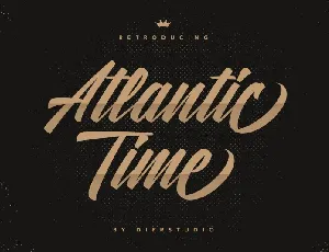 Atlantic Time Script font