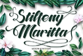 Stiffeny Maritta Calligraphy font