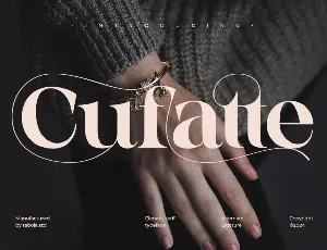 Cufatte Lite Edition font