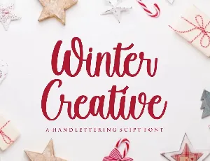 Winter Creative Handwritten Script font