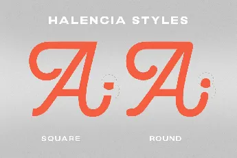 Halencia font