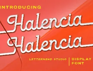 Halencia font