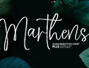 Marthens Script font