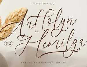 Auttolyn Hemilga font