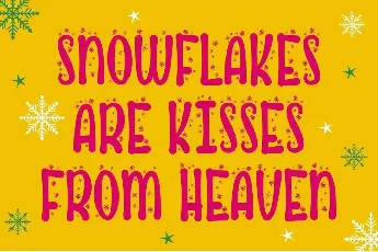 Cute Snow font