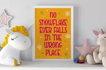 Cute Snow font