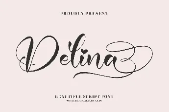 Delina font