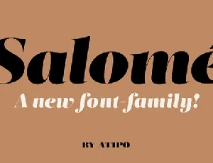 Salome font