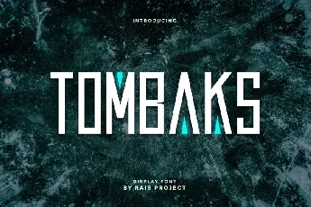 Tombaks font