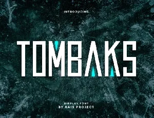 Tombaks font