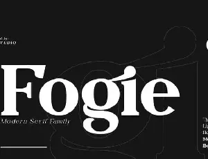 Fogie Serif Family font