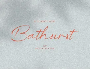 Bathrust font