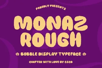 Monaz Rough font