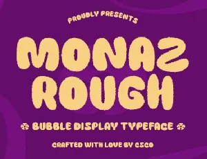 Monaz Rough font