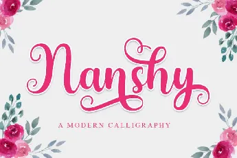 Nanshy Modern Calligraphy font