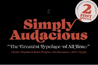 Audacious font