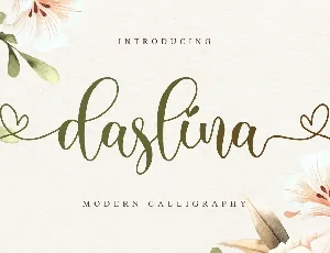 Daslina font