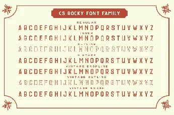 CS Rocky font