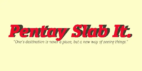 Pentay font