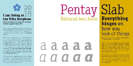 Pentay font