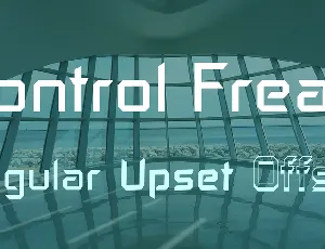 Control Freak font