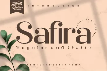 Safira Modern Feminine Serif font