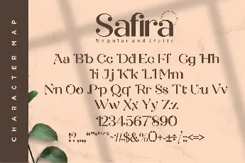 Safira Modern Feminine Serif font