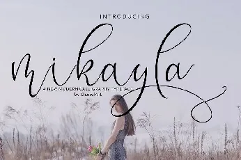 Mikayla Script font