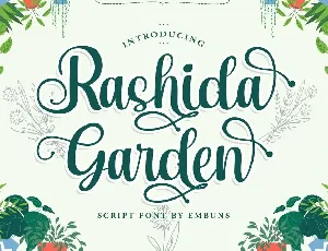 Rashida Garden font