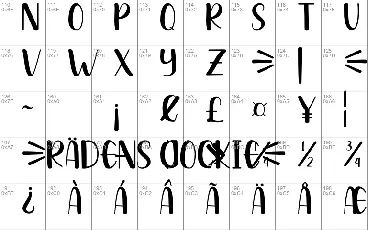 Radens Jockie font