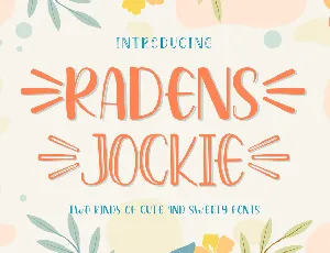 Radens Jockie font