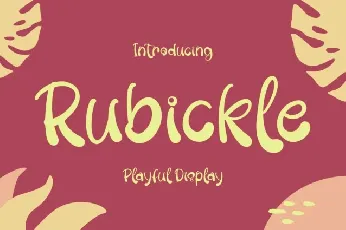 Rubickle font