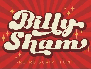 Billy Sham font