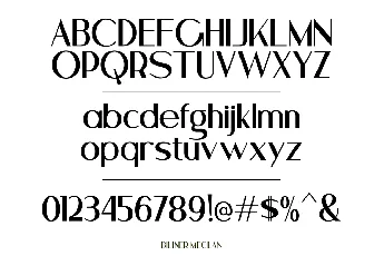 Biliner Meclan Demo font