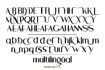 Biliner Meclan Demo font