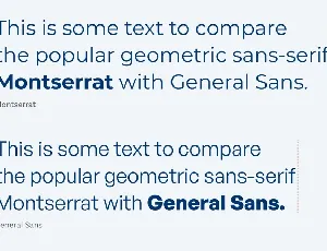 General Sans font
