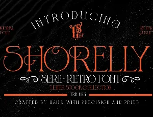 Shorelly font