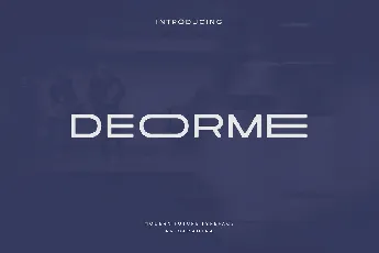 Deorme font