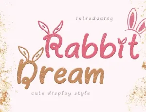 Rabbit Dream font