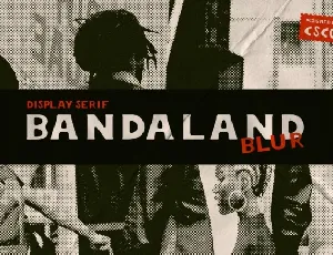 Bandaland Blur font