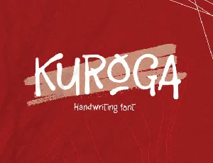 Kuroga handwriting font