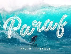 Paraf Brush font